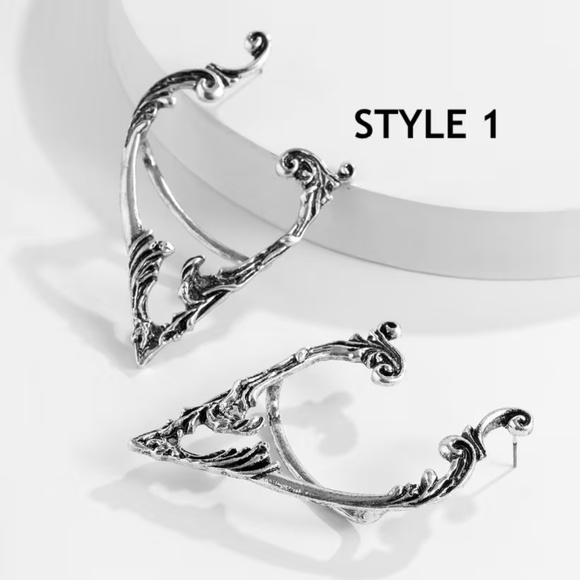 Antique Elf Ear Cuff, Elf Ears, Elf Ear Wraps, piercing - Picture 6 of 12